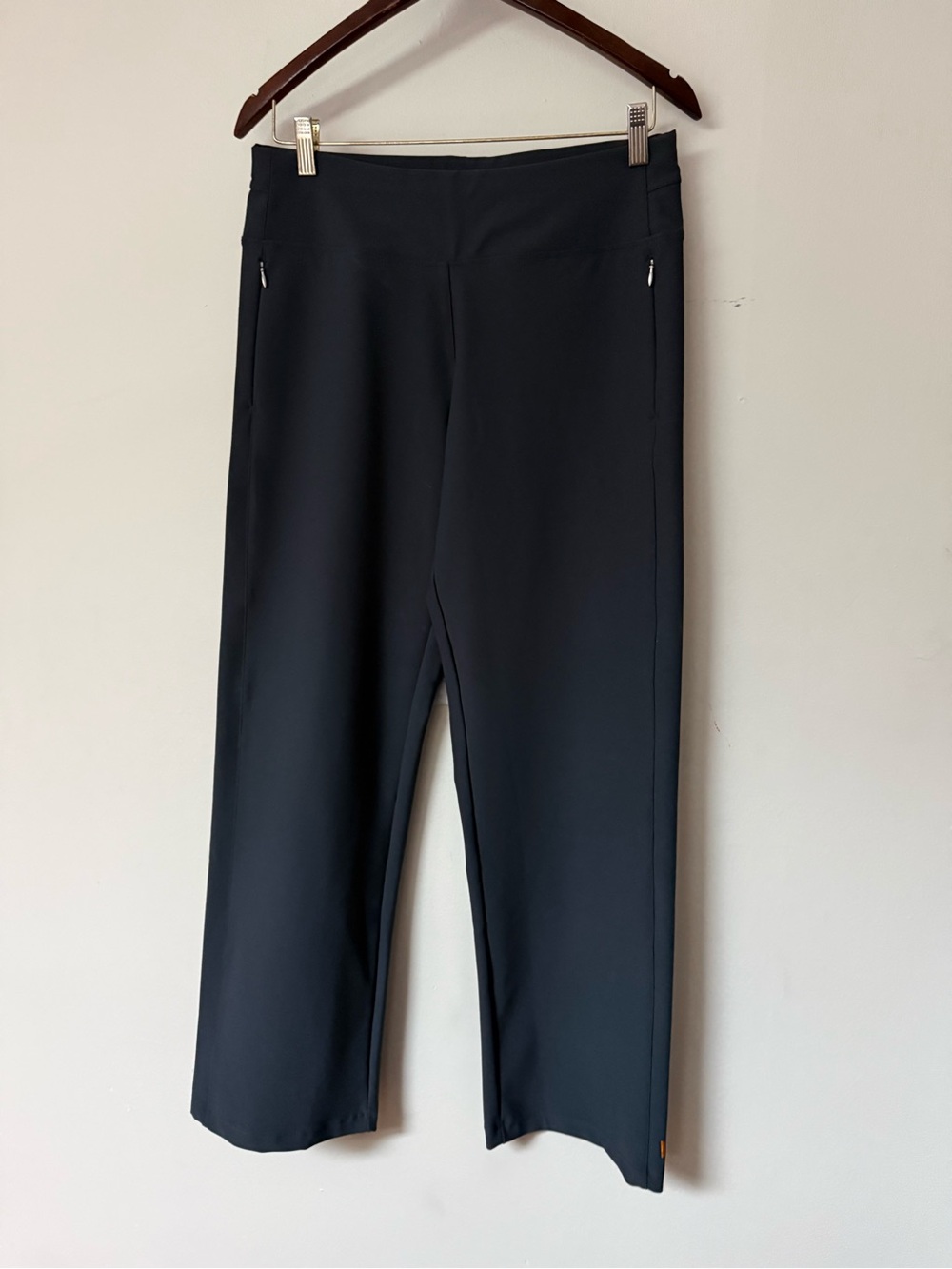 Lucy Charcoal Straight-Leg Pants